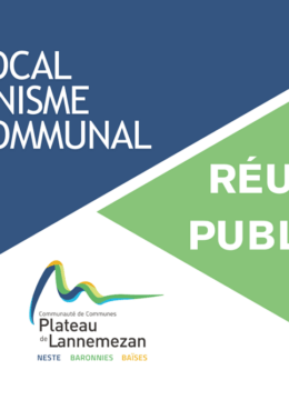 Actu réunions publiques PLUI 2026